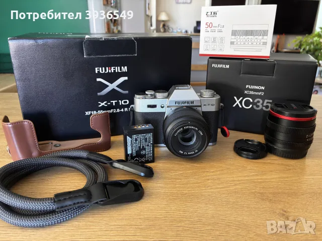 Fujifilm X-T10 с обективи, снимка 2 - Фотоапарати - 55768934