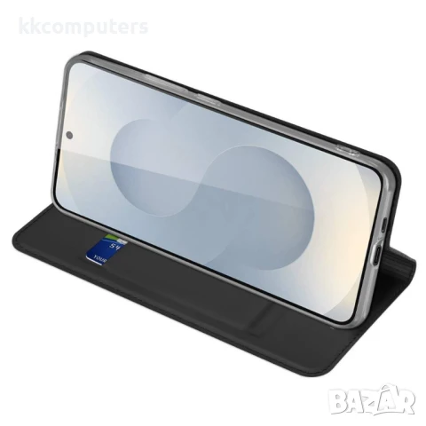 Samsung Galaxy S25 Edgeс DUX DUCIS Кожен Калъф и Протектор, снимка 5 - Калъфи, кейсове - 50615190