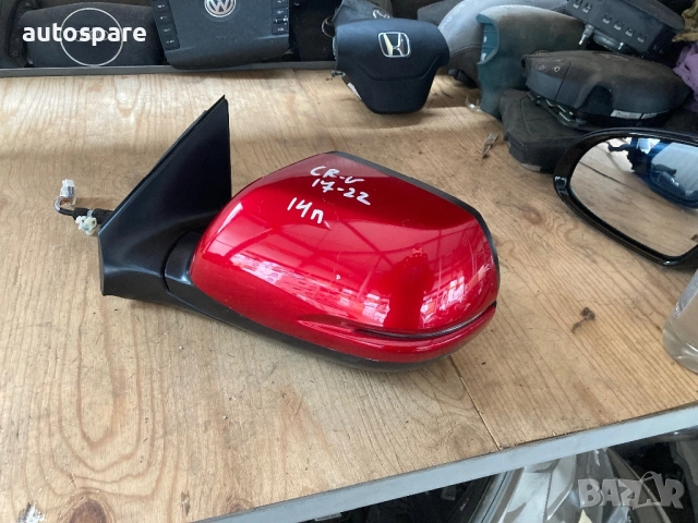 Ляво огледало Honda Cr-v. Хонда. Цр-в. 17-22г. 14пина., снимка 2 - Части - 51962159