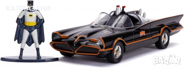 Метален автомобил Batman Classic Batmobile 1966 Jada Toys 1/32 - 253213002