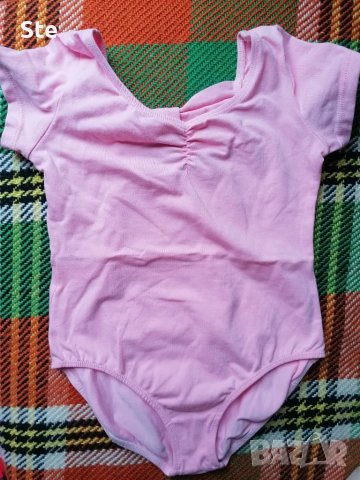 Ново розово боди за балет/танци размер122/128