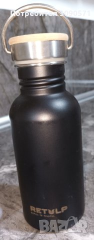 Метална бутилка и медна тава, снимка 2 - Вази - 40656854