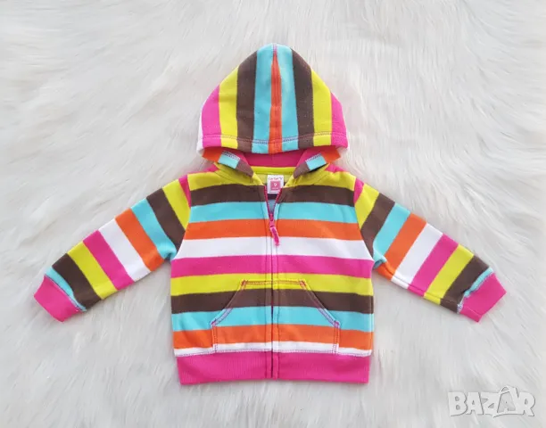 Бебешки суичър Carter's 6-9 месеца , снимка 10 - Бебешки блузки - 47807828
