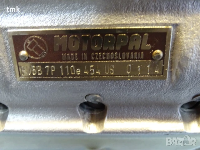 Горивно нагнетателна помпа MOTORPAL BV6B 7P 110e 454 US 0114 (skoda-Liaz100), снимка 2 - Части - 50550499
