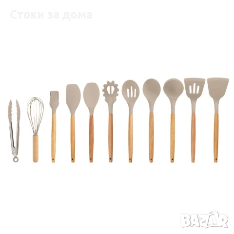 Комплект 12 части кухненски прибори със стойка Cheffinger, снимка 4 - Прибори за хранене, готвене и сервиране - 53365978