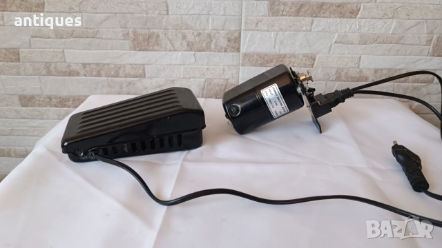 Мотор + педал за шевна машина - 100W - 220V - 7000 об.м., снимка 3 - Други машини и части - 53245010