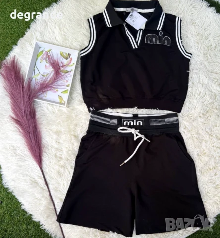 Черен Дамски комплекти MiuMiu , снимка 2 - Комплекти - 50928692