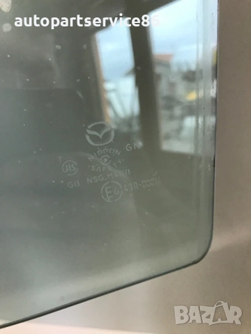 Задно ляво стъкло за прозорец на врата за Mazda 6 (2009) 43R-00014, снимка 2 - Части - 53710017
