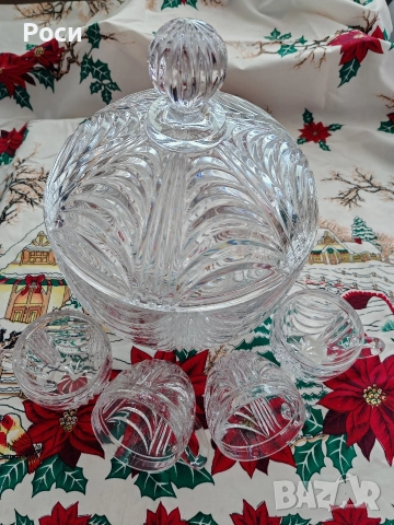 К-т за пунш от оловен кристал 