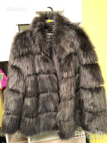Дамско палто от изкуствен косъм, снимка 1 - Палта, манта - 44732012