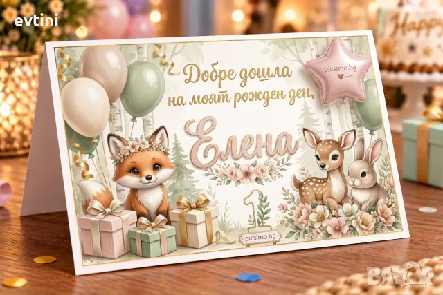Персонализирана табелка за маса с име на гост, снимка 9 - Картини - 56134839
