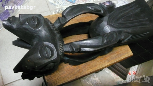 Африкански пепелник, снимка 4 - Антикварни и старинни предмети - 53069144