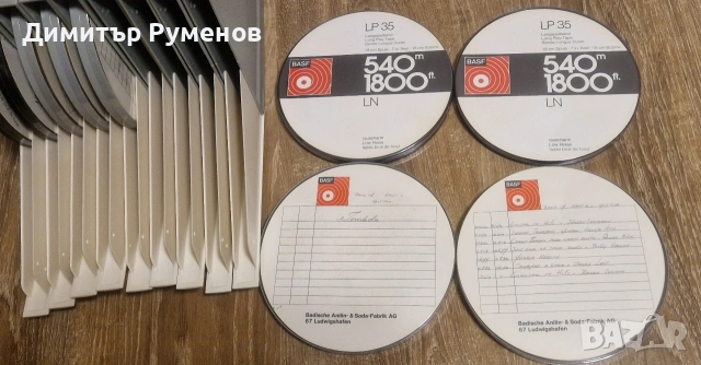 Ролки за магнетофон със записи BASF , снимка 4 - Декове - 53342352