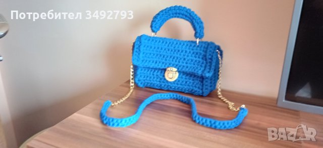 Дамска чанта плетена , снимка 2 - Чанти - 40634770