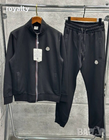 Moncler Черен Мъжки Екип Монклер С-ХХЛ Размер 