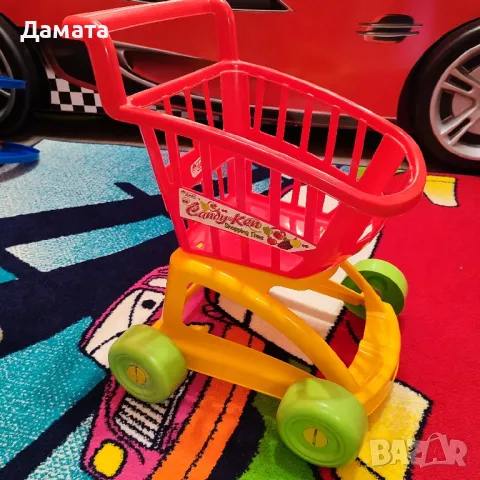 Количка за пазаруване и други играчки и пъзели , снимка 2 - Коли, камиони, мотори, писти - 47904604