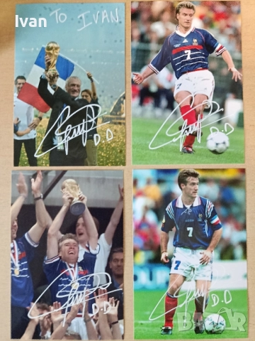 АВТОГРАФИ🔥 DIDIER DEACHAMPS ТРЕНЬОР НА ФРАНЦИЯ ФУТБОЛ