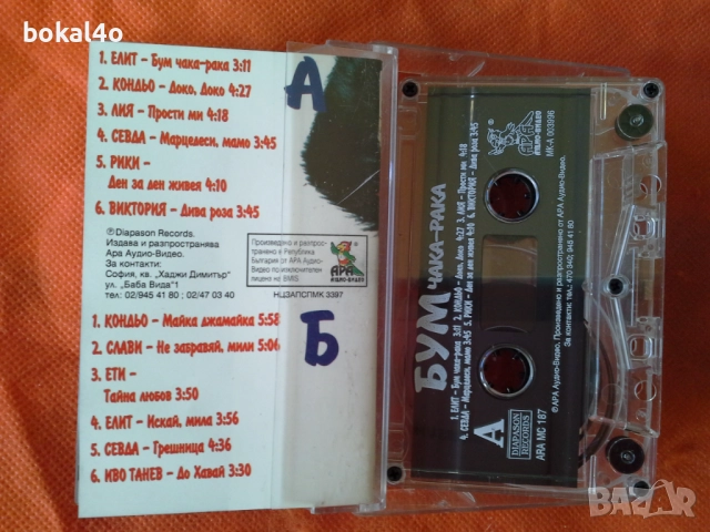 Оригинални касети - Топ-фолк, снимка 3 - Аудио касети - 52648962