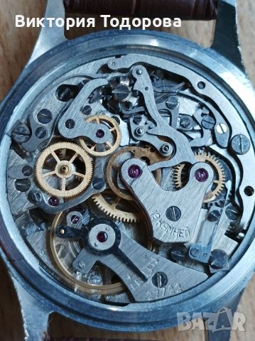 Мъжки часовник Полет/Poljot хронограф 3017, снимка 8 - Антикварни и старинни предмети - 40565692