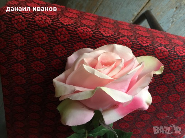 Роза 75см., снимка 1 - Изкуствени цветя - 34090102