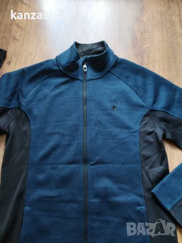 Spyder full Zip - страхотно мъжко горнище КАТО НОВО С, снимка 3 - Спортни дрехи, екипи - 49546832