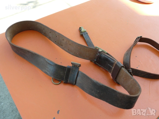 Стар армейски колан , снимка 2 - Антикварни и старинни предмети - 53815065