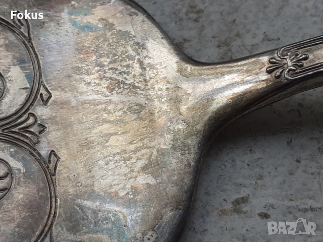 Стари антикварни посребрени прибори 2 бр. маркирани, снимка 5 - Антикварни и старинни предмети - 53711990