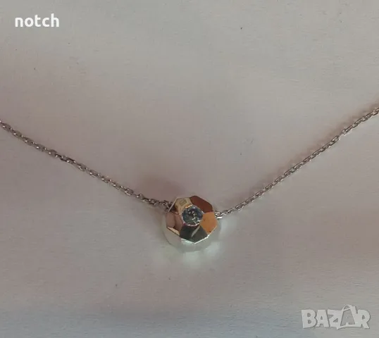 сребърно колие