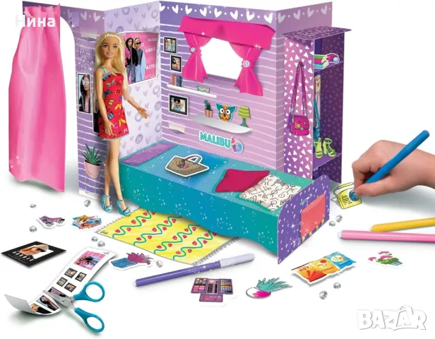 Креативен комплект LISCIANI BARBIE My Night & Day Loft , снимка 8 - Рисуване и оцветяване - 47296149