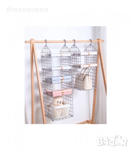 2989 Пластмасов сгъваем висящ шкаф с рафтове, снимка 3 - Органайзери - 34257951