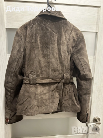Дамско яке от естествен велур Authentic Clothing Co., снимка 3 - Якета - 56041796