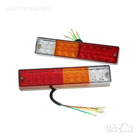 Комплект LED стоп със 4 светлини 12 – GUN1171, снимка 2 - Аксесоари и консумативи - 56052269