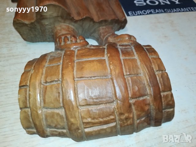 МОНАХ ВЪРХУ БУРЕ-ДЪРВО ВНОС ГЕРМАНИЯ 0508231745, снимка 6 - Антикварни и старинни предмети - 41766612