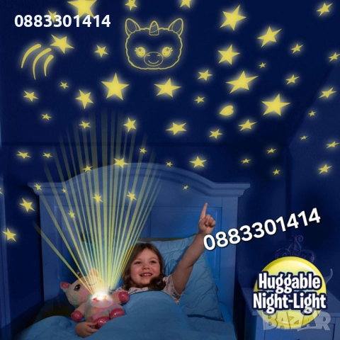 Прожектор Еднорог с мелодии Бял шум , снимка 3 - Плюшени играчки - 52713354