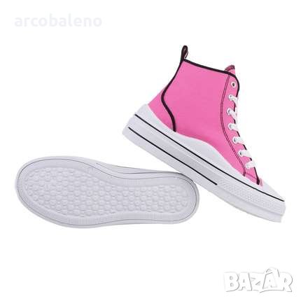 Дамски високи кецове, 2цвята , снимка 3 - Кецове - 39652588