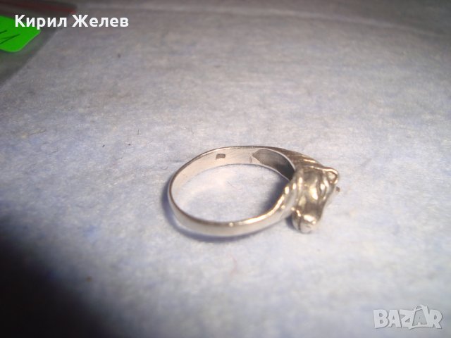 ФИГУРАЛЕН КОНСКА ГЛАВА КОН СРЕБЪРЕН ПРЪСТЕН СРЕБРО 925 УНИКАЛНА РЪЧНА ХУДОЖЕСТВЕНА ИЗРАБОТКА 26011, снимка 10 - Пръстени - 35975670