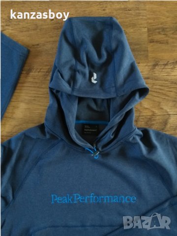 peak performance will hood. - страхотно мъжко горнище КАТО НОВО , снимка 5 - Спортни дрехи, екипи - 34686289