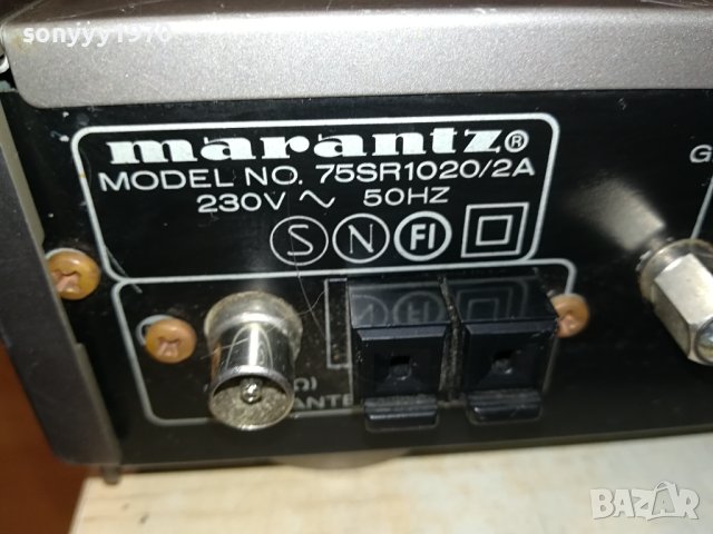 MARANTZ 75SR1020/2A RECEIVER-ВНОС GERMANY 1808231717, снимка 13 - Ресийвъри, усилватели, смесителни пултове - 41896288