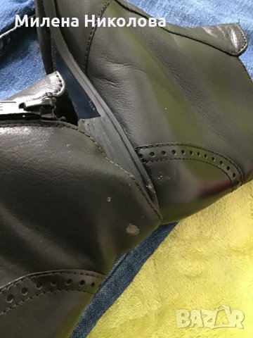 Боти естествена кожа , снимка 4 - Дамски боти - 36013565