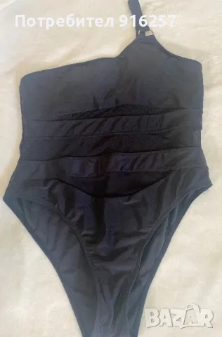 Цял черен бански, снимка 2 - Бански костюми - 50326664