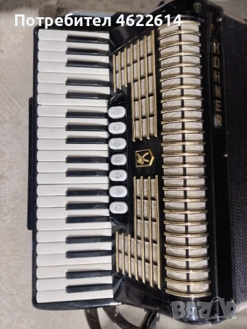 ПРОФЕСИОНАЛЕН АКОРДЕОН HOHNER 120 БАСА, снимка 6 - Акордеони - 53642726