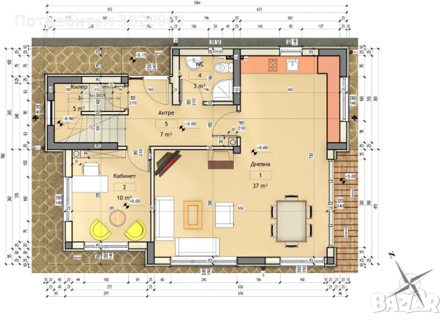 Ракитника - къщи с по 3 спални и 2 паркоместа, снимка 6 - Къщи - 53148812