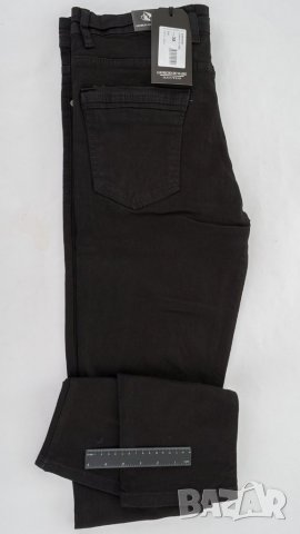 Черни мъжки памучни дънки марка Giorgio di Mare - W38, снимка 6 - Дънки - 28150759