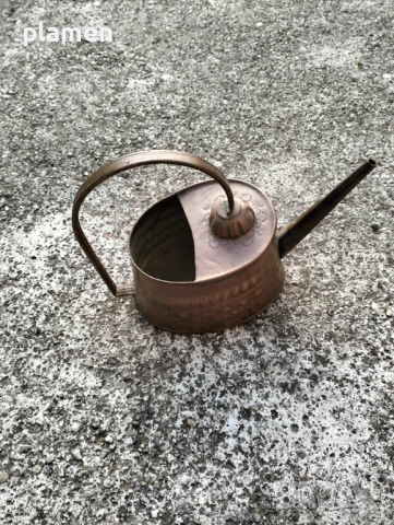 Медна лейка, снимка 4 - Антикварни и старинни предмети - 51227830