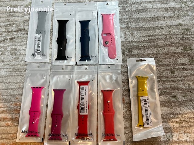  Силиконови и метални магнитни каишки за Apple Watch 38/40/41мм, снимка 6 - Каишки за часовници - 40500034
