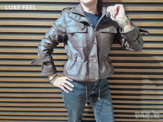 💎Дамски Кожени Якета , снимка 2 - Якета - 53425961