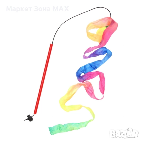 Цветна лента за танци и гимнастика с регулируема върва, снимка 5 - Други - 52863337