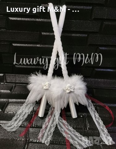 Свещи за кръщене / Свещи за сватба, снимка 6 - Сватбени аксесоари - 36079756