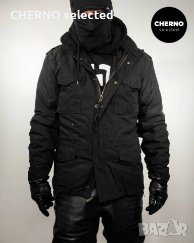 Мъжко черно полево яке BRANDIT M-65 Classic Field Jacket Black 2-in-1 – L – Ново, снимка 10 - Якета - 53759358