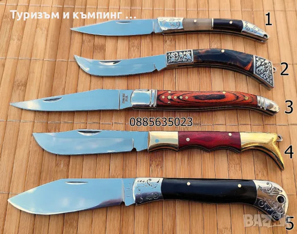 Сгъваемо джобно ножче / 5 модела /, снимка 5 - Ножове - 49777005